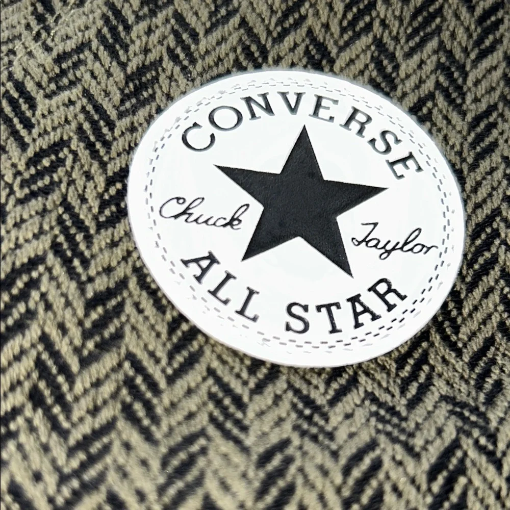 Women’s size 11 Converse Chuck Taylor All Star High 'Herringbone - Utility' - Picture 6 of 14